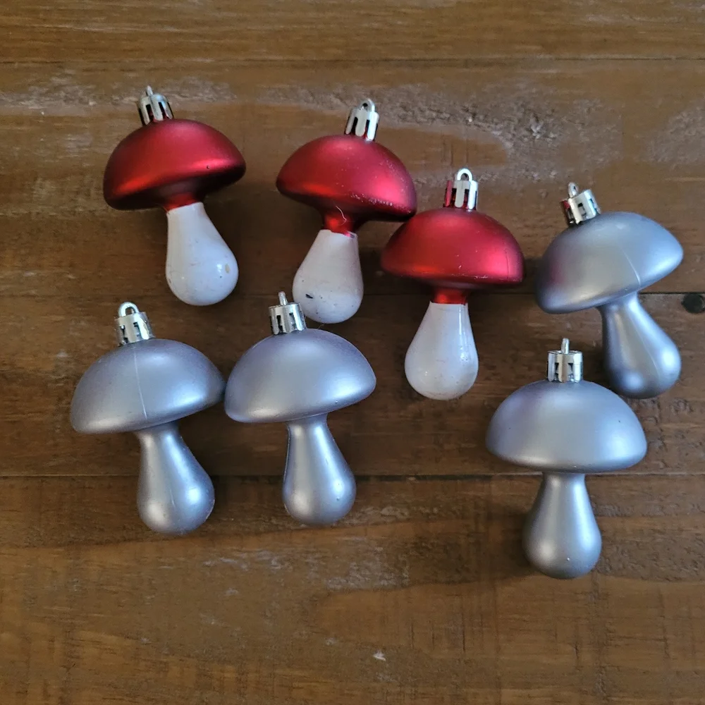 Mushroom ornaments